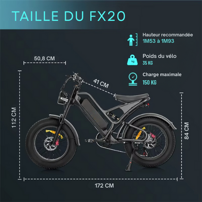 Vélo électrique 20"pouces – FX20 Limited