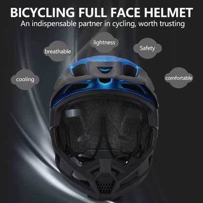 Casque de vélo intégral détachable