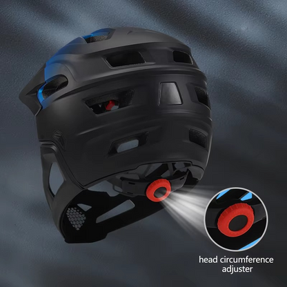 Casque de vélo intégral détachable