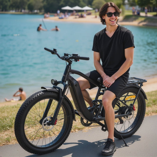 FX26 – Tout-terrain, 1000W, Autonomie 80km – Avec 2 Modes de Vitesse : 25 et 45 km/h